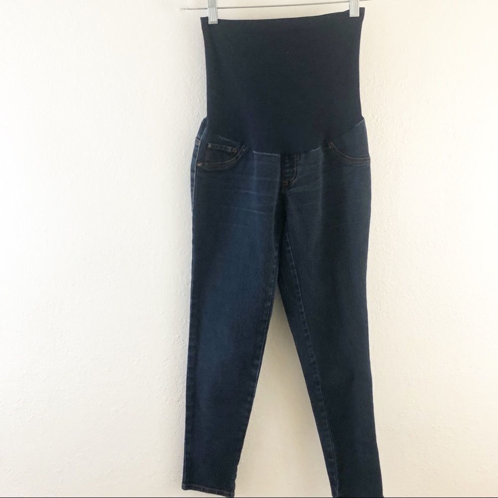 Indigo Blue dark wash maternity jeans Size XSP